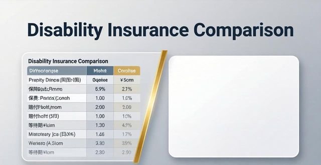 Disability Insurance Comparison: The Chart That Won’t Tell You the Whole Story